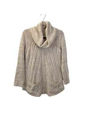 Anthropologie Guinevere Wool & Mohair Blend Pocket Sweater Size Medium